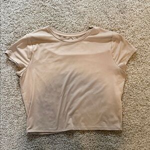 Hollister Tan Muscle Tee